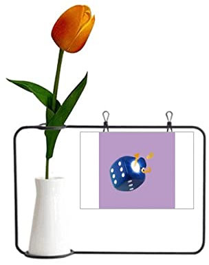 Rules Dice Mahjong Art Deco Fashion Tulpe Künstliche Blumenvase Dekoration Karte