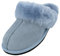 HAFLINGER Lammfell Hausschuhe North Star Filzpantoffel (Hellblau 56), Gr 39