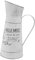 HOMSFOU 1stk Blumentopf Aus Zinn Rustikale Metall Vase Shabby Chic Krug Vase Französisch Milch Krug Metall Krug Vase Krug Dekorative Vase Sukkulente Pflanzen Eisen Ländlich