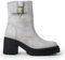 CHATTAWAK 16 cm, Stivali alla Moda Donna, Avorio, 38 EU