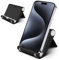 Support de téléphone portable pliable pour Samsung Galaxy S24 Ultra 5G S23 S22 S21 S20 S24+ S23+ S22+ S21+ A54 A34 A14 Z Fold 3 4 5 Noir
