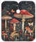 Enchanted Mushrooms Haarschneideumhang, wasserdichter Haarstyling-Umhang, Salon-Haarschürze, 164,8 x 140 cm