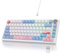 SbocKeeb Mechanische Tastatur Kabellos 75% mit Knopf, TKL Gaming Tastatur 75 Prozent Amerikanische QWERTY RGB Bluetooth/2.4G/USB PBT Tastenkappen, Hot-Swap für Mac/Win(V400pro-Pink)