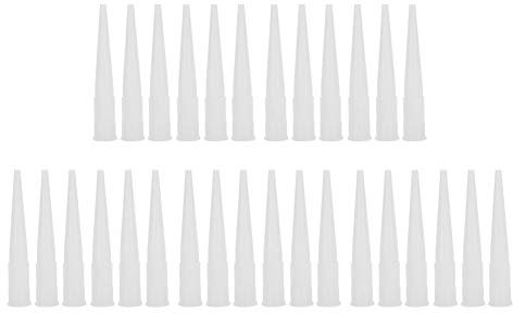 30 Stück Kunststoff-Kartuschendüsen, Kartuschenverlängerungsdüse, Kartuschenspitzen mit Innengewinde für Silikondichtstoff-Kartuschenpistole