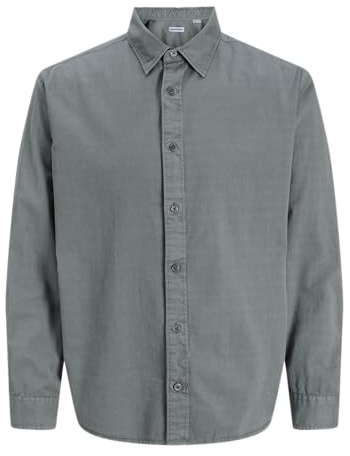 JACK & JONES Herren Jjecharge Faded Shirt Ls Noos
