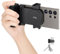 KIWIFOTOS Grand support pour smartphone avec fonction zoom amovible, télécommande sans fil, trépied avec griffe pour prise de vue iPhone Android de 59 à 85 mm de largeur (noir)