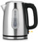 Wintem Bollitore Elettrico Scalda Acqua in Acciaio Inossidabile 1,7L 2200W - Ideale per Preparere Thè e Tisane in Poco Tempo - Dotato di Indicatore Luminoso e Spegnimento Automatico - 20x14,8x22cm