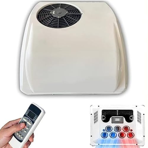 Climatiseur de Toit Universel pour Camion et Camping-Car, avec Refroidissement et Chauffage, sans Tuyau, Peu Bruyant, climatiseur de Toit pour Voiture, climatiseur pour Camping Car,72V