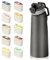700ML Trinkflasche mit 10 Stück Geschmack Pods, Geschmack Wasserflaschen Pods, Flavour Pods für Wasserflasche, Flasche Starter Set Wasserflasche Geschmack Pods Pack, 0 Zucker 10 Geschmacksrichtungen
