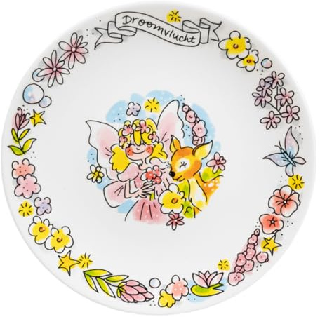 Blond Amsterdam Kuchenteller Efteling Traumflug, 18cm | Keramik, Efteling Traumflug Design, Für Frühstück & Snacks, Mikrowellengeeignet, Handwäsche empfohlen