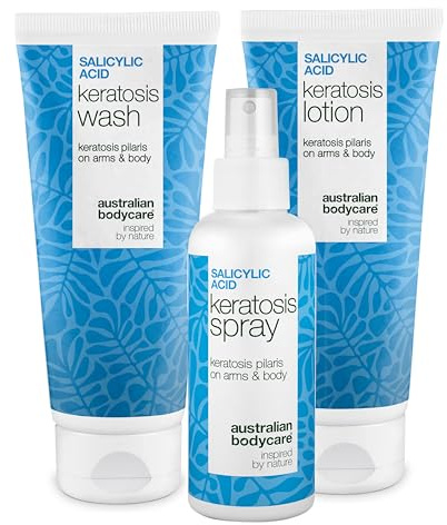 Anti Reibeisenhaut & Keratosis Pilaris Set gegen Erdbeerhaut Bundle
