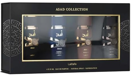 Lattafa Asad Collection Eau de Parfum 4x25 ml