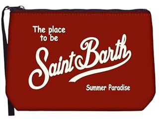Saint Barth Mc2 Donna Pochette ALI0053 Nylon Rosso Scuro Taglia Unica