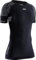 X-Bionic Damen Invent Round Neck, Short Sleeve T Shirt, Opal Black/Arctic White, XL