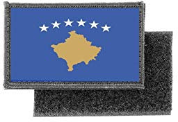 Aufnäher patch aufbügler gedruckt flagge fahne kosovo