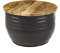 Elm home and garden round storage lift up lid coffee table wood metal industrial