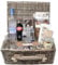 Personalised Premium Vodka Alcohol Gift Set Hamper with Engraved Vodka Glass For Mum & Dad at Christmas | 30th & 40th Birthday Hamper |