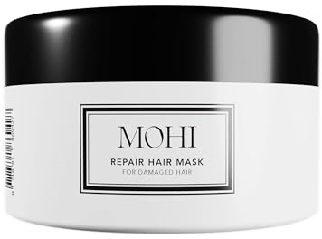 MOHI Repair Haarmaske 300ml - Haarkur - Hair Mask - Mit Arganöl, Kokosöl und Keratin - Parabenfrei - Sulfatfrei - Haarpflege
