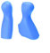 SPORTARC Couvercle de capot de levier de vitesses pour Ultegra 105 ST-6700 10 vitesses en gel de silice bleu