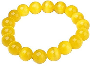Gelber Jaspis Körper Reinigung Armband Kristall Paar Armband Opal Schmuck Gelb Armbänder Für Frauen