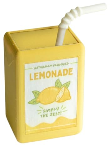 Rise and Shine Decorative Planter with Juice Box Design - Unique Vintage Inspired Ceramic Vase for Home, Kitchen, Accent
