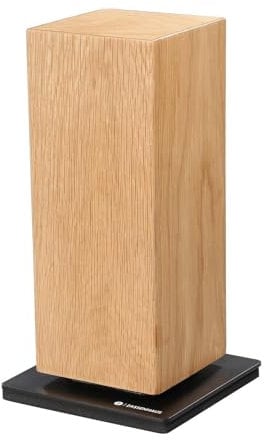 Zassenhaus Blocco portacoltelli magnetico SPIN | per 8 coltelli | supporto magnetico in legno | utilizzabile su più lati | girevole | per coltelli da carne, coltelli da carne e altro ancora | 13 × 13