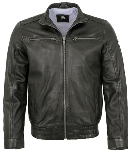 Otto Kern - Herren Echtleder Lederjacke Lammnappa schwarz Größe 56