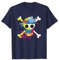 Chapeau de paille Pirates Logo couleur Singe D Luffy T-Shirt