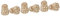 MAGICLULU 3 Ensembles Lot De 3 Petits Abat-Jours En Bambou Petits Abat-Jours En Rotin Pour Salon Abat-Jour En Osier Petit Couvercle De Barillet D'Ampoule Éclairage 2 pièces * 3