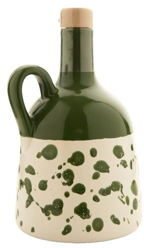 Nativem Olivenöl Extra – Keramikflasche Menzonio Grün