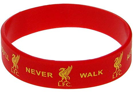 Liverpool FC Official Football Silicone Wristband (One Size) (Red)