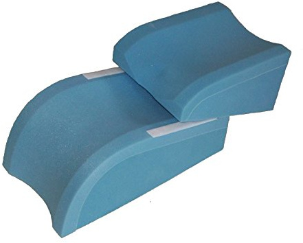 Total Knee Replacement Cushion Physical Therapy Leg Elevation Pillow, Reduces Swelling, for Surgery or Injury (Small)
