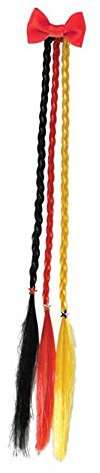 KarnevalsTeufel Deutschland Haarschmuck Haarklammer Schwarz-Rot-Gold | Deutschland Haarschmuck als Haarklammer in Schwarz-Rot-Gold für EM, WM, Public Viewing und Fanpartys.