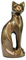 eSplanade pet cat Cremation urn memorials urn behälter Glas Topf | Messingurne | Metallurne | Graburne | Denkmäler Andenken | Urne Katze Urne (Braun)