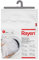 Rayen Lavadora y Secadora lavandería | Funda para Colada con Cremallera | Bolsa Protectora Reutilizable para el Lavado de Ropa | Talla M | 1 unidad, Blanco | 50 x 70 cm