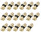 uxcell Charnières à ressort pour étui à lunettes Bijoux Boîte en bois 30mm Length,17 pcs