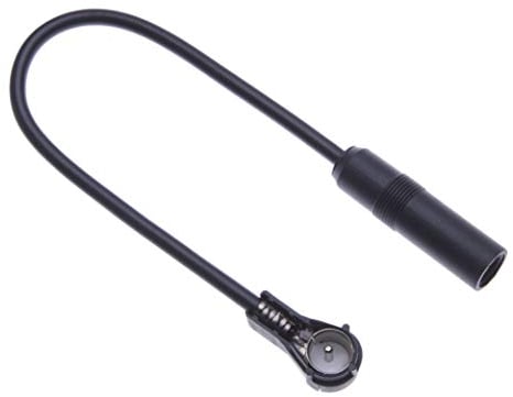 Aftermarket Radio Antenna Adapter by Keple | Vehicle Aerial Converter for select European Stereo Radios Motorola Type DIN Female to Antenna Terminal