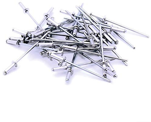 M2.4 (2.4mm x 10mm) Dome Blind Rivet - Aluminium (Pack of 40)