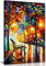 Leonid Afremov Ölgemälde auf Leinwand, abstrakt, für Wohnzimmer, Heimdekoration, Loneliness of Autumn, 91x61cm (36x24in)