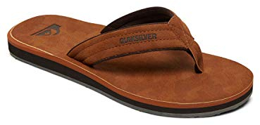 Quiksilver Carver Nubuck, Sandalia Hombre, Marrón (Brown/Brown/Brown Xccc), 40 EU