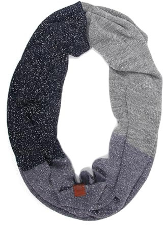 collezione alessandro Winterlicher Loop Bianca mit Glitzergarn 140cm x 60cm