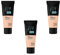Maybelline New York Grundierung Fit Me Matte & Poreless - 124 Soft Sand, 3er Pack (3 x 30ml)
