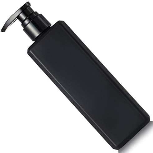 Plastic Pump Bottle Pump Refillable Empty Bottle Lotion Dispenser Container for Liquid Shampoo Lotions Soap Dispenser Kitchen Bath 500ml Black