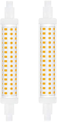 Bonlux R7s 118mm J118 LED Birne Kaltweiß 6000K 15W J Typ Lineare Glühbirne 120W Glühlampe Äquivalent Doppelendes Reflektorlicht Superheller 360° Abstrahlwinkel, nicht dimmbar 240V (2er Pack)