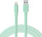 TalkWorks Flat Lightning Charging Cable - Compatible with iPhone 14/13/12/11/XR/XS/8/7/6/5-7' Mint Green Charger Cord