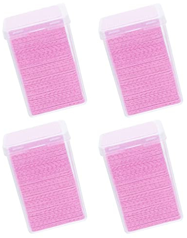 Lurrose Abstreifer Für Klebstoffflaschen Reinigungspad Für Klebstoffflaschen Kleberrestentferner Reinigungspad Für Wimpernkleberflaschen Boxen Rosa