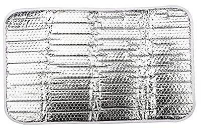 Riloer Cubierta de protección solar para ventana de puerta para autocaravana, caravana, cubiertas de parasol RV, parasol reflectante para parabrisas
