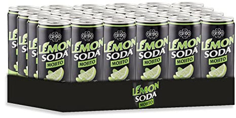 24X - Lemonsoda Mojito l'Originale - 33 cl 330ml [Confezione da 24] - Lemon Soda (New Packaging)