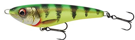 Savage Gear Freestyler V2 Stickbait Köder - Langer Wurf, Freestyle Action, Robuster Körper mit Vivid Movement System, Süß- und Salzwasserköder für Hecht, Barsch und Raubfisch Firetiger 13 cm