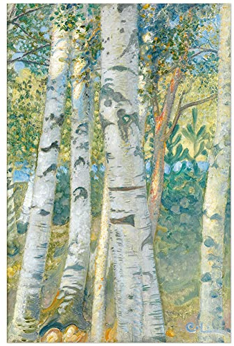 JUNIWORDS Poster, Carl Larsson, Birkenstämme, 90 x 59 cm (3001005)